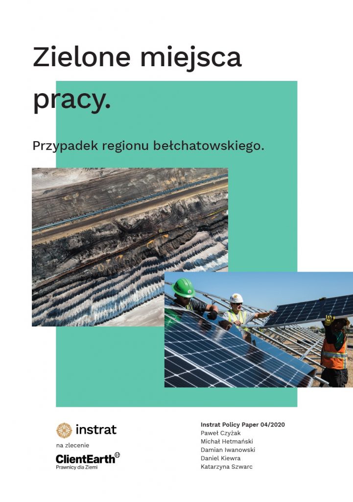 Raport „Zielone miejsca pracy dla regionu bełchatowskiego”