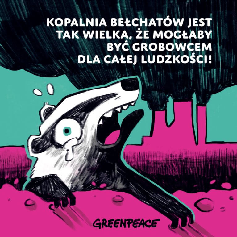 Greenpeace: „Kopalnia Bełchatów mogłaby być grobowcem dla całej ludzkości”